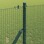 Reja con postes Verde 1.2 x 10 m Acero