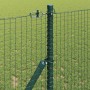 Reja con postes Verde 1.2 x 10 m Acero