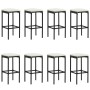 9-piece garden bar set with black cushions by vidaXL, Garden sets - Ref: Foro24-3068014, Price: 438,58 €, Discount: %