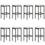 9-piece garden bar set with black cushions by vidaXL, Garden sets - Ref: Foro24-3068014, Price: 432,10 €, Discount: %