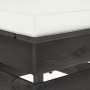 Ecksofa mit grau imprägnierten Holzkissen von vidaXL, Modulare Sofas für den Außenbereich - Ref: Foro24-3068122, Preis: 101,9...