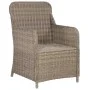 5-teiliges braunes Esszimmerset für den Garten von vidaXL, Gartensets - Ref: Foro24-3068770, Preis: 679,78 €, Rabatt: %