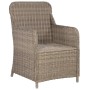 5-teiliges braunes Esszimmerset für den Garten von vidaXL, Gartensets - Ref: Foro24-3068770, Preis: 834,74 €, Rabatt: %