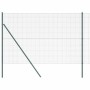 Reja con postes Verde 1.6 x 25 m Acero