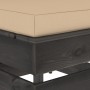 Ecksofa mit grau imprägnierten Holzkissen von vidaXL, Modulare Sofas für den Außenbereich - Ref: Foro24-3068123, Preis: 92,88...