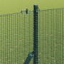 Reja con postes Verde 1.4 x 50 m Acero