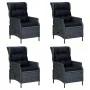 Dark Gray 5-Piece Garden Dining Set by vidaXL, Garden sets - Ref: Foro24-3068782, Price: 1,00 €, Discount: %