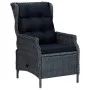Juego de comedor para jardín de 5 piezas gris oscuro de vidaXL, Conjuntos de jardín - Ref: Foro24-3068782, Precio: 1,00 €, De...