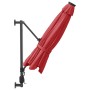 Wall umbrella with bright red LED 290 cm by vidaXL, Umbrellas - Ref: Foro24-362895, Price: 138,86 €, Discount: %