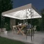 Gartenpavillonzelt mit LED-Lichtleiste 3x3 m weiß von vidaXL, Zelte und Pavillons - Ref: Foro24-3070311, Preis: 254,10 €, Rab...