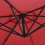 Wall umbrella with bright red LED 290 cm by vidaXL, Umbrellas - Ref: Foro24-362895, Price: 138,86 €, Discount: %