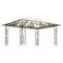 Gazebo with mosquito net and cream LED light strip 4x3x2.73m 180 g/m² by vidaXL, Tents and gazebos - Ref: Foro24-3070315, Pri...