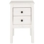Nachttisch aus massivem weißem Kiefernholz, 40 x 35 x 61,5 cm von vidaXL, Nachttische - Ref: Foro24-813691, Preis: 61,43 €, R...
