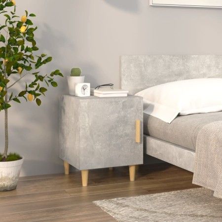 Bedside table made of gray concrete plywood by vidaXL, Nightstands - Ref: Foro24-812050, Price: 38,10 €, Discount: %