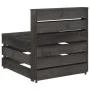Garden furniture set 3 pieces gray impregnated pine wood by vidaXL, Garden sets - Ref: Foro24-3068052, Price: 175,76 €, Disco...