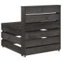 Gartenmöbel-Set 3-teilig, grau imprägniertes Kiefernholz von vidaXL, Gartensets - Ref: Foro24-3068052, Preis: 168,26 €, Rabat...