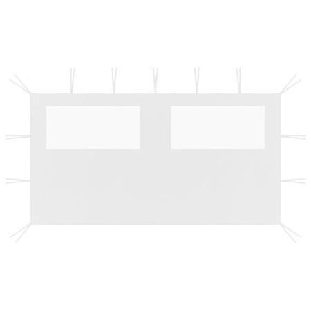 Pavillon-Seitenwand mit Fenstern weiß 4x2 m von vidaXL, Zubehör für Pavillons und Pavillons - Ref: Foro24-3070424, Preis: 23,...