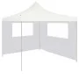 Gazebo side wall with windows white 4x2 m by vidaXL, Accessories for pavilions and gazebos - Ref: Foro24-3070424, Price: 24,6...