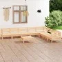 Gartenmöbel-Set 9-teilig aus massivem Kiefernholz von vidaXL, Gartensets - Ref: Foro24-3083109, Preis: 389,60 €, Rabatt: %