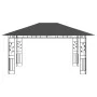 Pavillon mit Moskitonetz Anthrazit LED-Lichtleiste 4x3x2,73m 180g/m² von vidaXL, Zelte und Pavillons - Ref: Foro24-3070317, P...