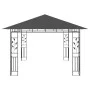 Pavillon mit Moskitonetz Anthrazit LED-Lichtleiste 4x3x2,73m 180g/m² von vidaXL, Zelte und Pavillons - Ref: Foro24-3070317, P...