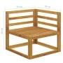 2-Sitzer-Gartenbank mit cremeweißen Kissen von vidaXL, Gartenbänke - Ref: Foro24-3068852, Preis: 211,64 €, Rabatt: %