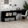 Eckschreibtisch aus schwarzem Sperrholz, 200 x 50 x 76 cm von vidaXL, Schreibtische - Ref: Foro24-801099, Preis: 95,49 €, Rab...