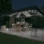 Gazebo with LED strip lights 3x4 m anthracite gray fabric by vidaXL, Tents and gazebos - Ref: Foro24-3070329, Price: 223,21 €...