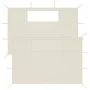 Side walls of gazebo with windows 2 units cream by vidaXL, Accessories for pavilions and gazebos - Ref: Foro24-3070425, Price...