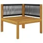 2-seater garden bench in solid acacia wood with cushions by vidaXL, Garden sets - Ref: Foro24-3068853, Price: 167,90 €, Disco...