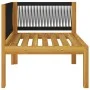 2-seater garden bench in solid acacia wood with cushions by vidaXL, Garden sets - Ref: Foro24-3068853, Price: 167,90 €, Disco...