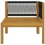 2-seater garden bench in solid acacia wood with cushions by vidaXL, Garden sets - Ref: Foro24-3068853, Price: 167,90 €, Disco...