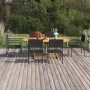 Garden dining set 7 pieces black synthetic rattan by vidaXL, Garden sets - Ref: Foro24-3070772, Price: 453,17 €, Discount: %