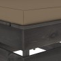 Ecksofa mit grau imprägnierten Holzkissen von vidaXL, Modulare Sofas für den Außenbereich - Ref: Foro24-3068128, Preis: 108,8...