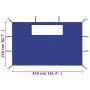 Gazebo side walls with windows 2 units blue by vidaXL, Accessories for pavilions and gazebos - Ref: Foro24-3070426, Price: 25...