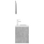 Betongraues Badezimmermöbel-Set aus Holzwerkstoff von vidaXL, Badezimmermöbel - Ref: Foro24-3071679, Preis: 195,62 €, Rabatt: %