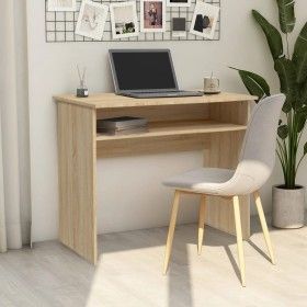 Sonoma oak plywood desk 90x50x74 cm by vidaXL, Desks - Ref: Foro24-801173, Price: 73,27 €, Discount: %