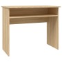 Schreibtisch aus Sonoma-Eichensperrholz, 90 x 50 x 74 cm von vidaXL, Schreibtische - Ref: Foro24-801173, Preis: 73,39 €, Raba...