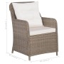Brown 3-Piece Garden Dining Set by vidaXL, Garden sets - Ref: Foro24-3068716, Price: 427,87 €, Discount: %