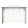 Gazebo with curtain and cream aluminum LED light strip 300x300cm by vidaXL, Tents and gazebos - Ref: Foro24-3070332, Price: 4...