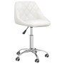 Silla de oficina giratoria de cuero sintético blanco en Sillas de oficina | Comprar online en Foro24
