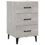 Concrete gray engineered wood bedside table 40x40x66 cm by vidaXL, Nightstands - Ref: Foro24-812091, Price: 58,71 €, Discount: %