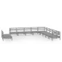 11-teiliges Gartenmöbel-Set Kiefernholz massiv grau von vidaXL, Gartensets - Ref: Foro24-3083146, Preis: 573,00 €, Rabatt: %