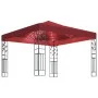 Gazebo with LED strip lights 3x3 m red red by vidaXL, Tents and gazebos - Ref: Foro24-3070297, Price: 247,80 €, Discount: %