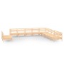 Gartenmöbel-Set 11-teilig aus massivem Kiefernholz von vidaXL, Gartensets - Ref: Foro24-3083144, Preis: 488,44 €, Rabatt: %
