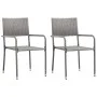 Gray 3-piece garden dining set by vidaXL, Garden sets - Ref: Foro24-3068721, Price: 173,45 €, Discount: %
