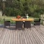 7-teiliges Garten-Ess-Set aus schwarzem synthetischem Rattan von vidaXL, Gartensets - Ref: Foro24-3070774, Preis: 548,48 €, R...