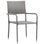 Gray 3-piece garden dining set by vidaXL, Garden sets - Ref: Foro24-3068721, Price: 173,45 €, Discount: %