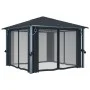 Gazebo curtain and LED light strip anthracite aluminum 300x300 cm by vidaXL, Tents and gazebos - Ref: Foro24-3070333, Price: ...