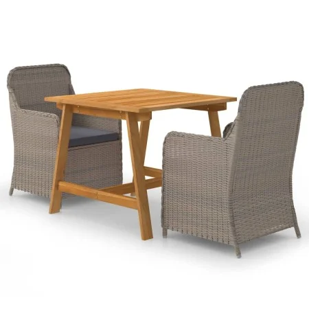 Braunes 3-teiliges Garten-Essset von vidaXL, Gartensets - Ref: Foro24-3068715, Preis: 369,74 €, Rabatt: %